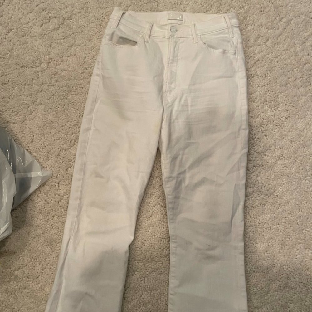 Cropped Flare Mother Jeans